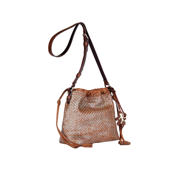 Henry Beguelin Ilizia S Intreccio Laminato Cognac