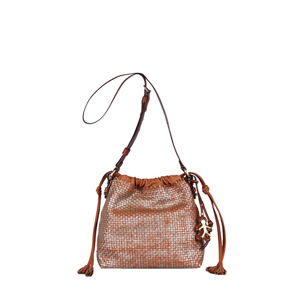 henry beguelin Ilizia S Intreccio Laminato Cognac