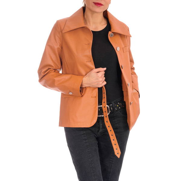 Henry Beguelin Jacket Nappa Caramel