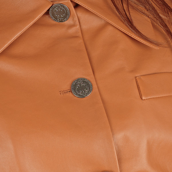 Henry Beguelin Jacket Nappa Caramel