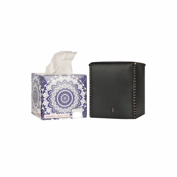 Henry Beguelin Kleenex Box Square Cuoio Black