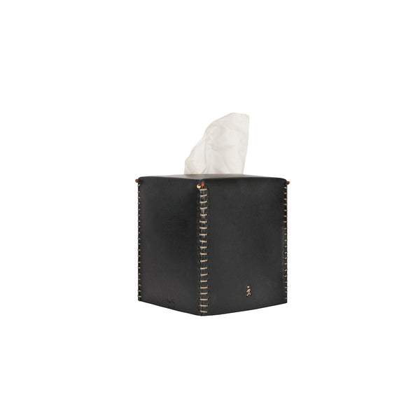 henry beguelin Kleenex Box Square Cuoio Black