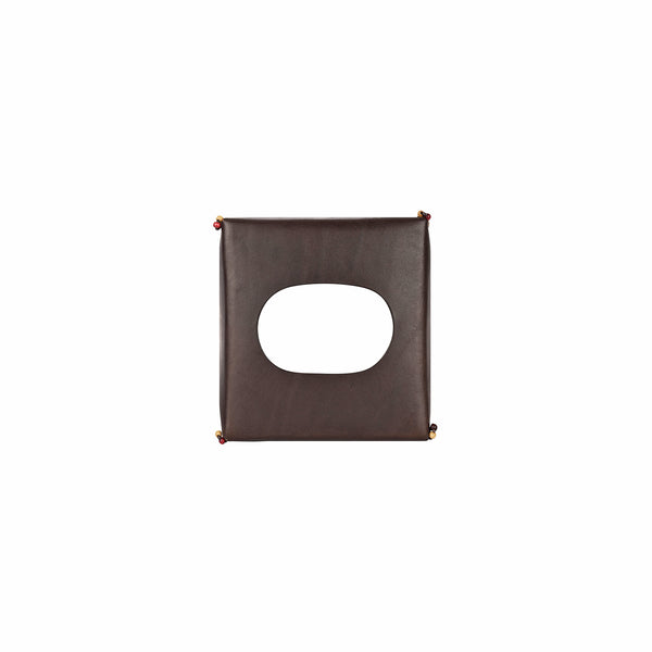 Henry Beguelin Kleenex Box Square Cuoio Dark Brown