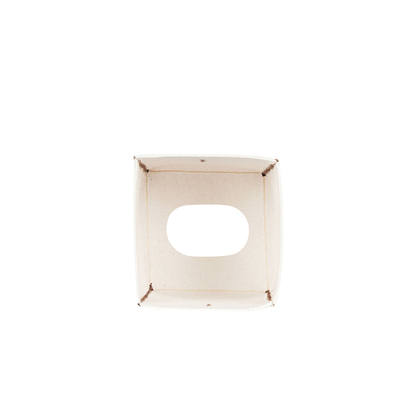 Henry Beguelin Kleenex Box Square Cuoio White