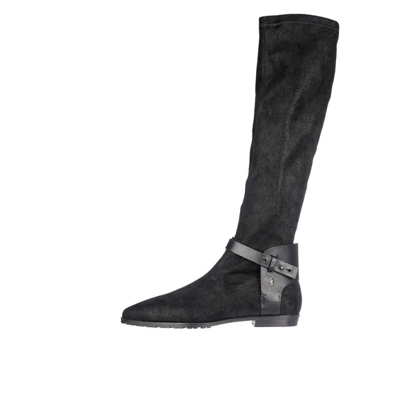 Henry Beguelin Knee Boot Stretch Stellare Black