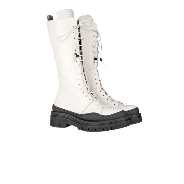 henry beguelin Lace-up Boot Muflone White
