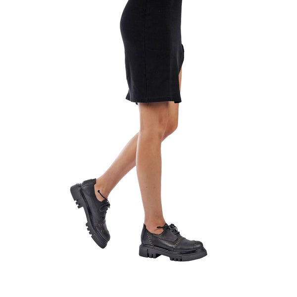 Henry Beguelin Lace-up Shoe Messico Black