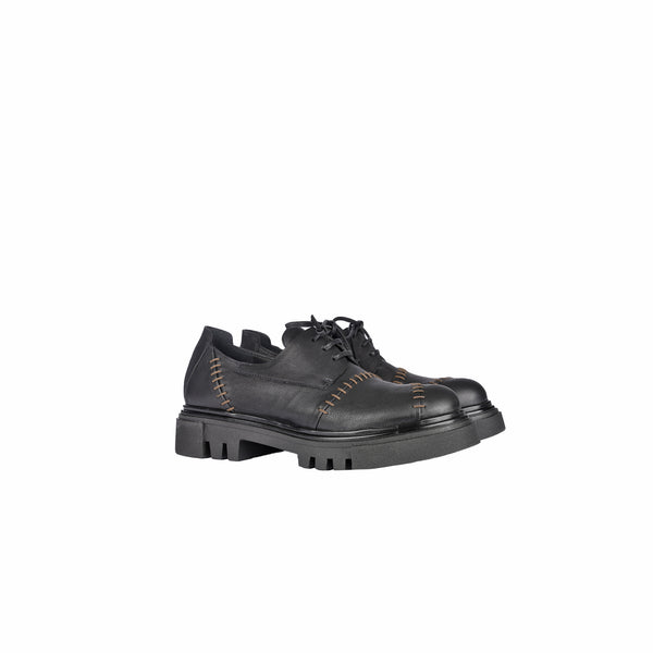 Henry Beguelin Lace-up Shoe Messico Black