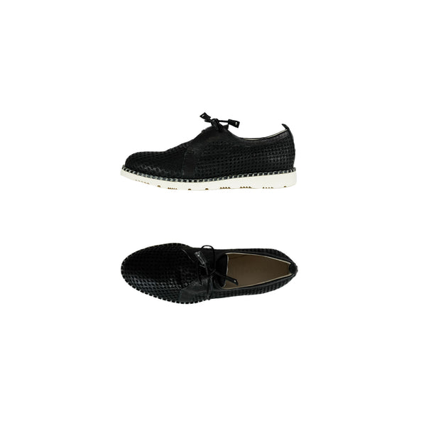 Henry Beguelin Lace-Up Shoes Star Washed Black