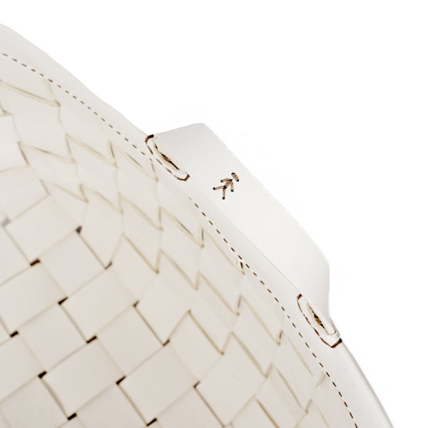 Henry Beguelin Large Basket Leather White