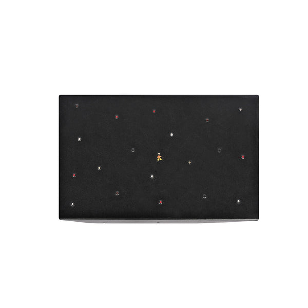 Henry Beguelin Leather Box Perline L Black