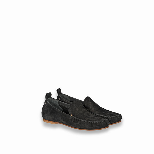 Henry Beguelin Loafer Nabuck Resinato Black