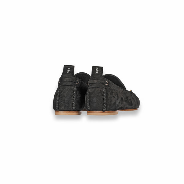 Henry Beguelin Loafer Nabuck Resinato Black