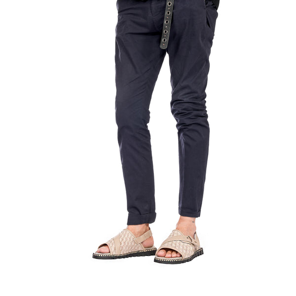 Henry Beguelin Man Sandal Intreccio 3D Beige