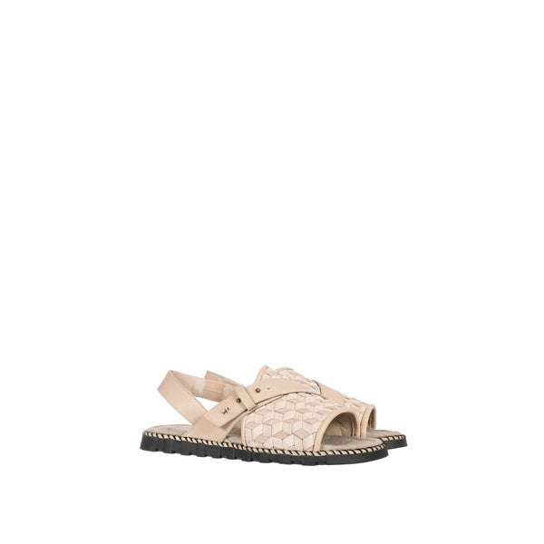 Henry Beguelin Man Sandal Intreccio 3D Beige