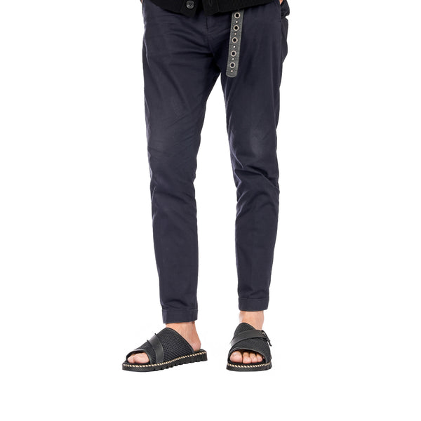 Henry Beguelin Man Slipper Mesh Black