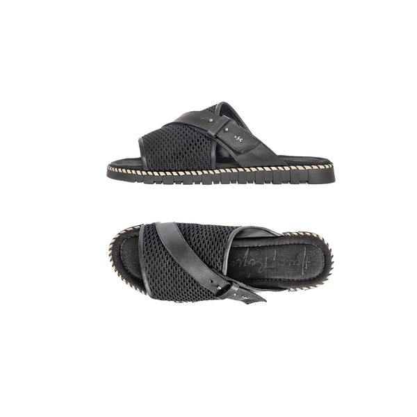 henry beguelin Man Slipper Mesh Black