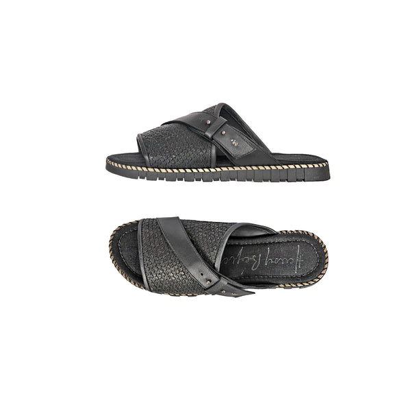 henry beguelin Man Slipper Scaglia Black