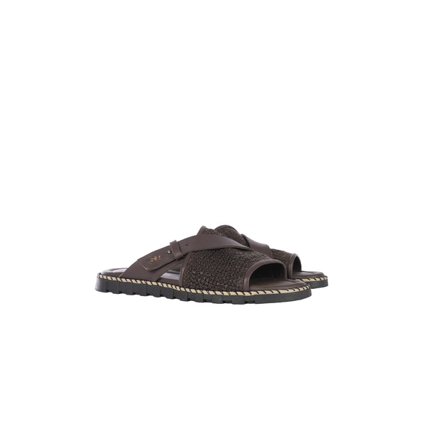 Henry Beguelin Man Slipper Scaglia Brown