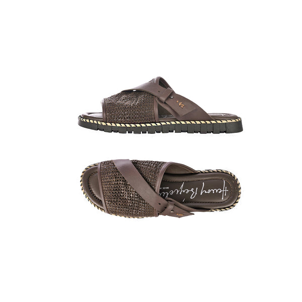 henry beguelin Man Slipper Scaglia Brown
