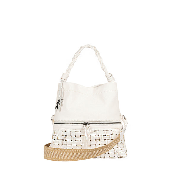 henry beguelin Maya M Intreccio Cesta Bianco