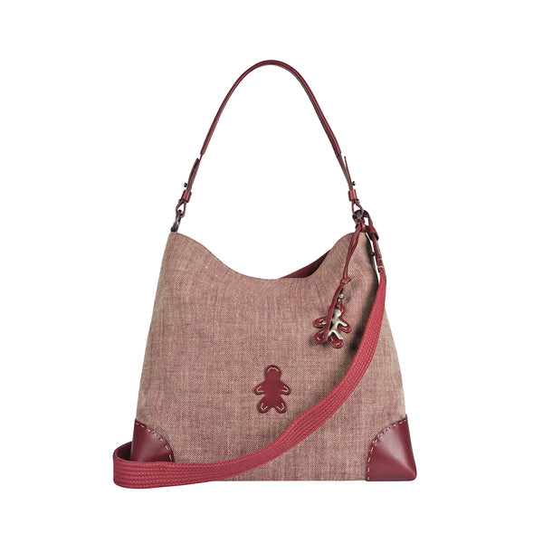 henry beguelin Minerva L Fabric Solero Neutral Red
