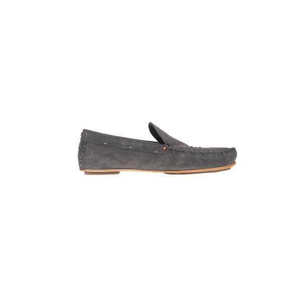 Henry Beguelin Moccasins Chamois Anthracite Grey