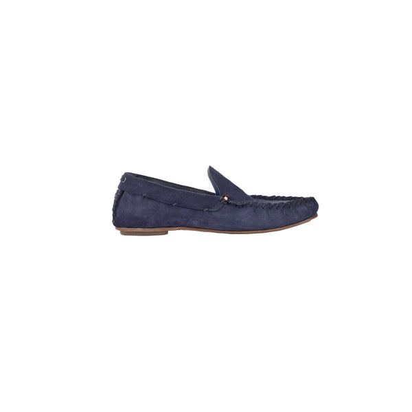 Henry Beguelin Moccasins Chamois Deep Blue
