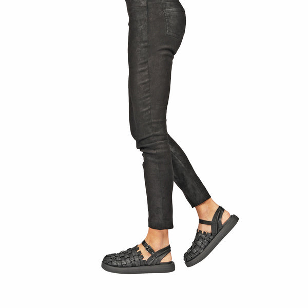 Henry Beguelin Mule Intreccio Cesta Black