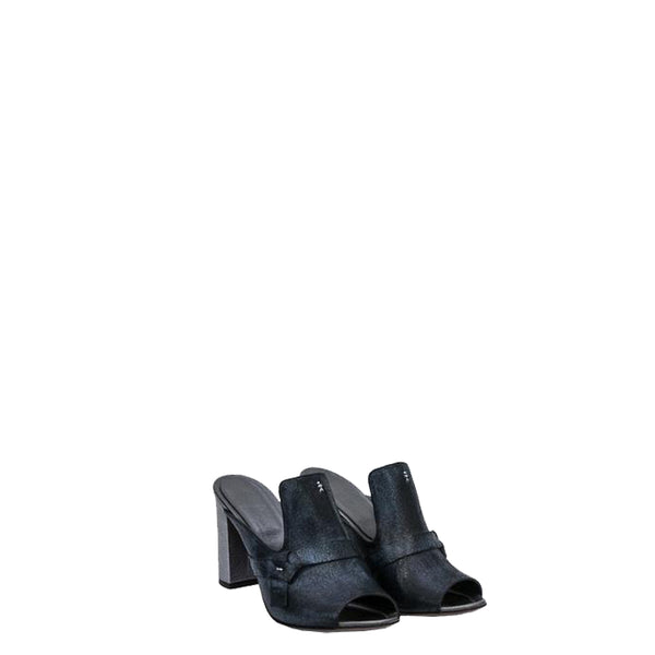 henry beguelin Mule Sandal Nodo Metal Davè Black