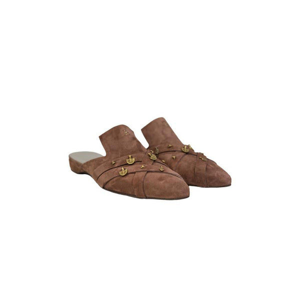 henry beguelin Mules Argentini Suede Brown