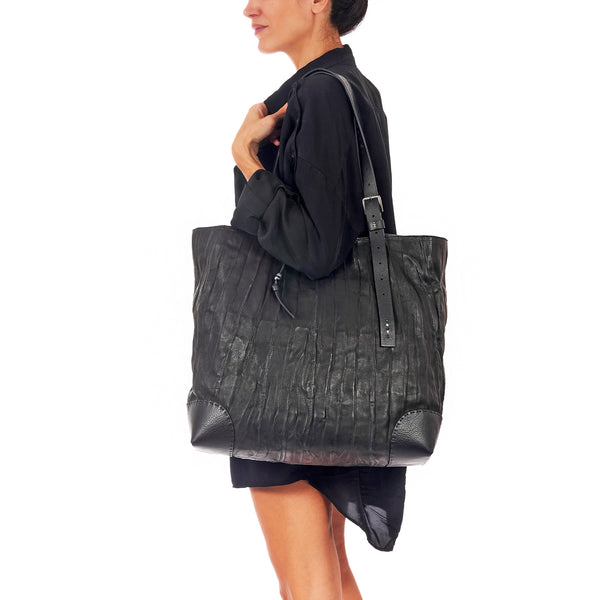 Henry Beguelin New Daria XL Plissettato Black