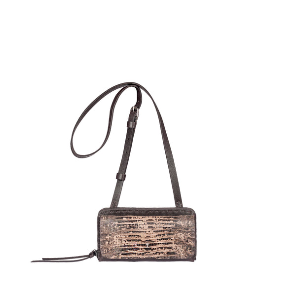 henry beguelin Ocean Pocket Python Dark Brown