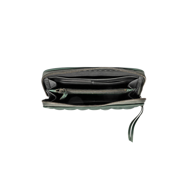 Henry Beguelin Ocean Quilted Omino Forest Green