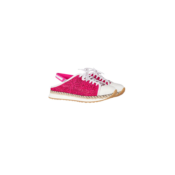 Henry Beguelin Open Back Sneaker Burano Fuchsia