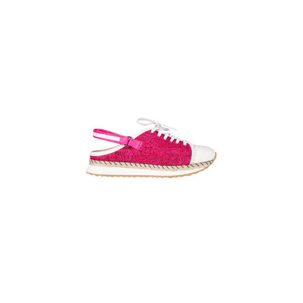 Henry Beguelin Open Back Sneaker Burano Fuchsia