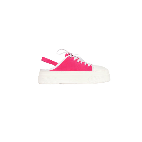 Henry Beguelin Open Back Sneaker Grattato Fuchsia