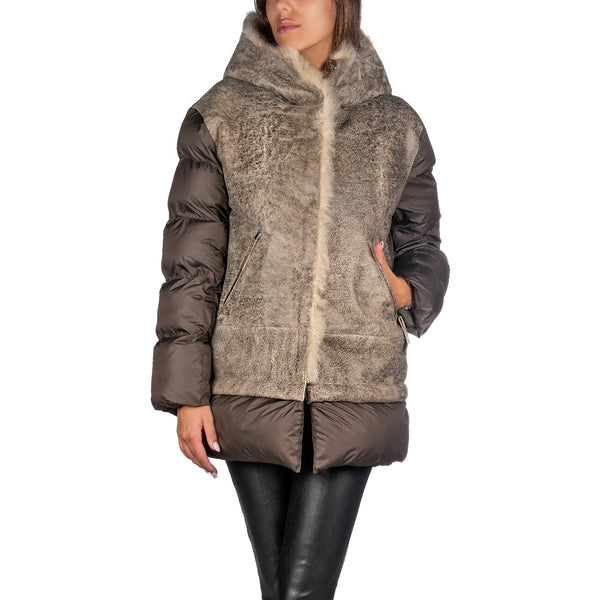 Henry Beguelin Parka Xadra Nylon Brown