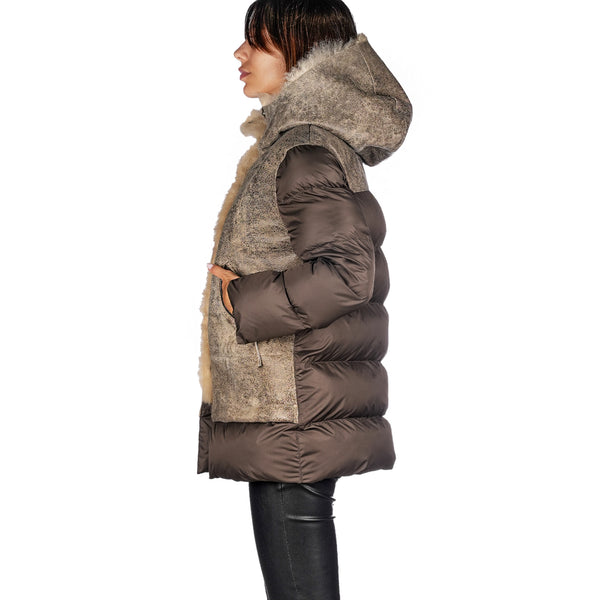 Henry Beguelin Parka Xadra Nylon Brown