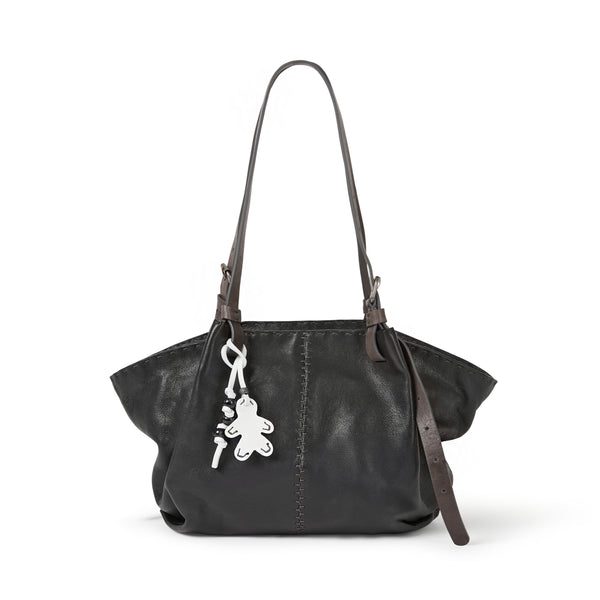 henry beguelin Piramide Belt M Old Iron Black