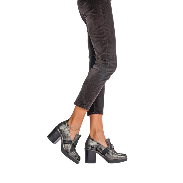 Henry Beguelin Platform Moccasin Monet Silver