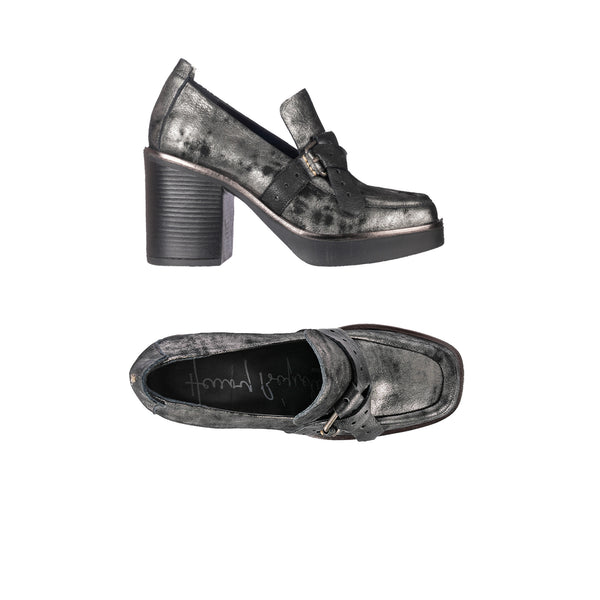 henry beguelin Platform Moccasin Monet Silver