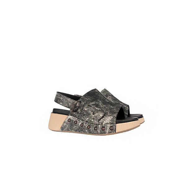 Henry Beguelin Platform Sandal Vintage Black