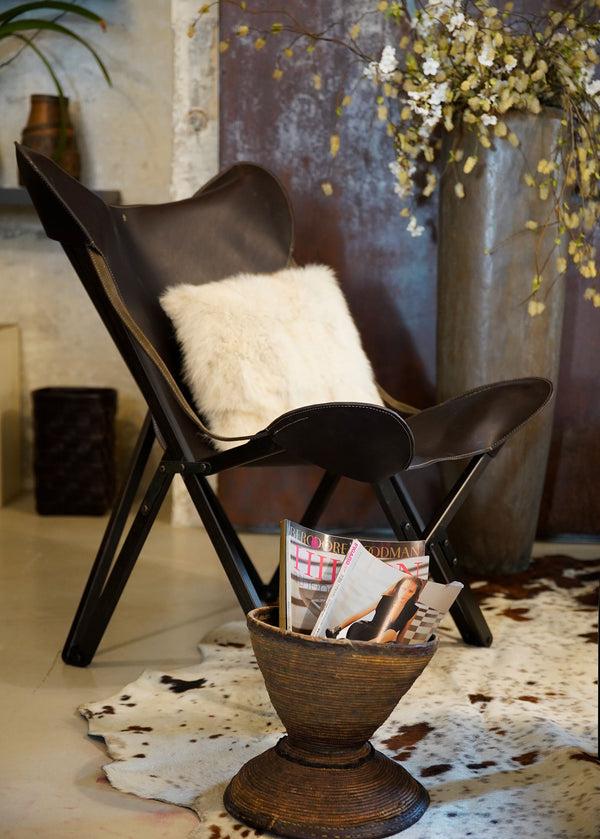 henry beguelin Poltrona Milady Cuoio Brown