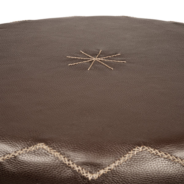 Henry Beguelin Pouf Dubai L Cervo Brown