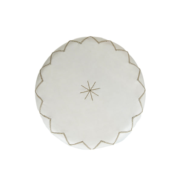 Henry Beguelin Pouf Dubai L Cervo White