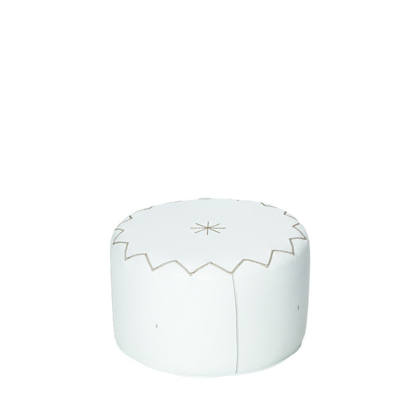 Henry Beguelin Pouf New Casablanca L Cervo White