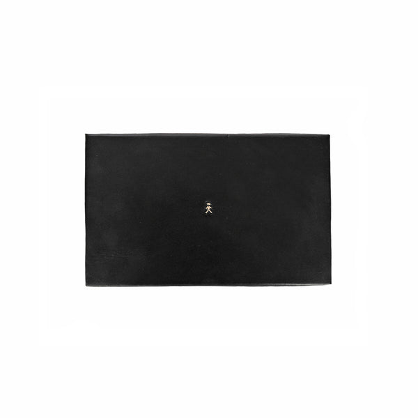 Henry Beguelin Rectangular Leather Box Dado Black