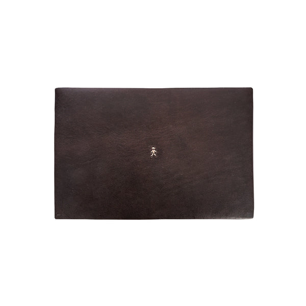 Henry Beguelin Rectangular Leather Box Dado Ebony