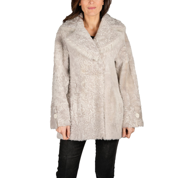 Henry Beguelin Reversible Caban Pacaja Gesso